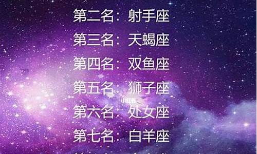 十二星座排行榜第一名女生_十二星座排行榜第一名女生是谁