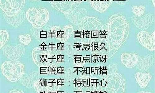 十二星座被打后的反应_十二星座被打的反应